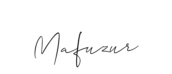 The best way (Allison_Script) to make a short signature is to pick only two or three words in your name. The name Mafuzur include a total of six letters. For converting this name. Mafuzur signature style 2 images and pictures png