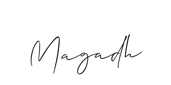 Make a beautiful signature design for name Magadh. Use this online signature maker to create a handwritten signature for free. Magadh signature style 2 images and pictures png