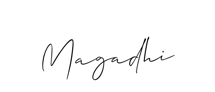 Here are the top 10 professional signature styles for the name Magadhi. These are the best autograph styles you can use for your name. Magadhi signature style 2 images and pictures png