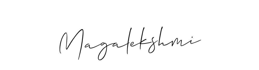 Once you've used our free online signature maker to create your best signature Allison_Script style, it's time to enjoy all of the benefits that Magalekshmi name signing documents. Magalekshmi signature style 2 images and pictures png