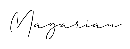 Achieve flawless digital penmanship with Magarian name in Allison_Script font. The perfect tool for creating online signatures. Magarian signature style 2 images and pictures png