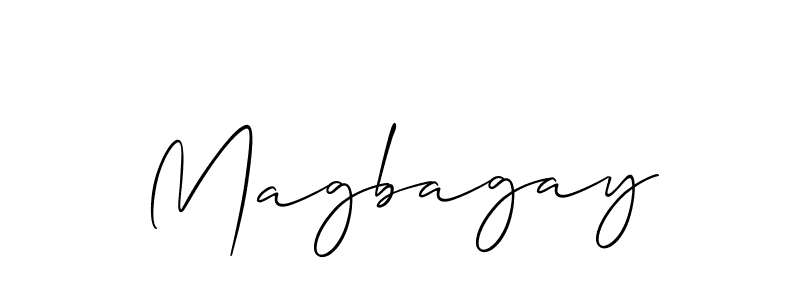 Once you've used our free online signature maker to create your best signature Allison_Script style, it's time to enjoy all of the benefits that Magbagay name signing documents. Magbagay signature style 2 images and pictures png
