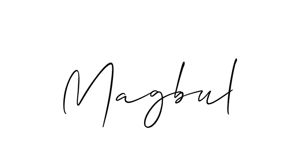 Best and Professional Signature Style for Magbul. Allison_Script Best Signature Style Collection. Magbul signature style 2 images and pictures png