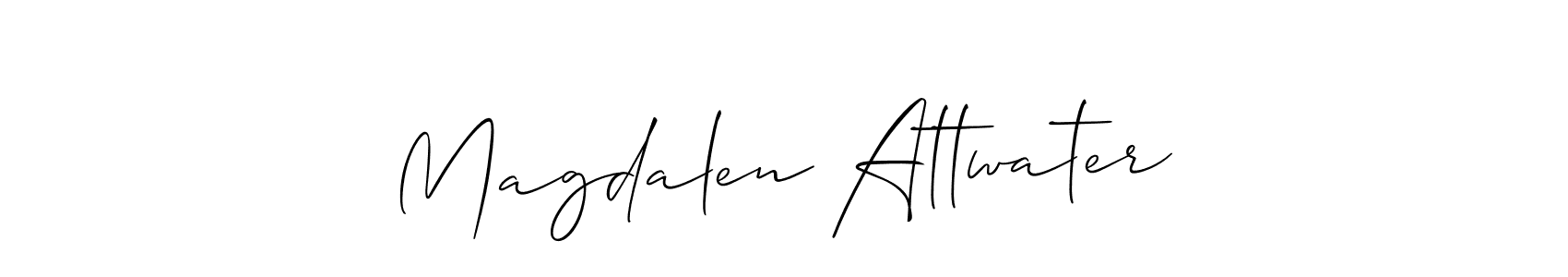 Best and Professional Signature Style for Magdalen Attwater. Allison_Script Best Signature Style Collection. Magdalen Attwater signature style 2 images and pictures png