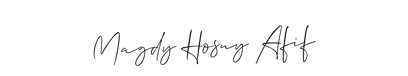 Magdy Hosny Afif stylish signature style. Best Handwritten Sign (Allison_Script) for my name. Handwritten Signature Collection Ideas for my name Magdy Hosny Afif. Magdy Hosny Afif signature style 2 images and pictures png