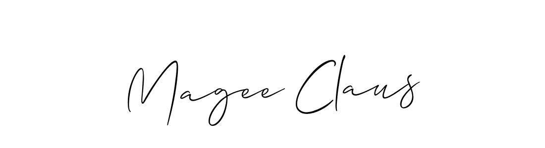 Make a beautiful signature design for name Magee Claus. Use this online signature maker to create a handwritten signature for free. Magee Claus signature style 2 images and pictures png