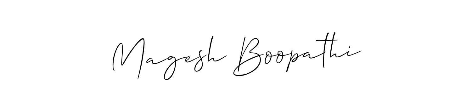 This is the best signature style for the Magesh Boopathi name. Also you like these signature font (Allison_Script). Mix name signature. Magesh Boopathi signature style 2 images and pictures png