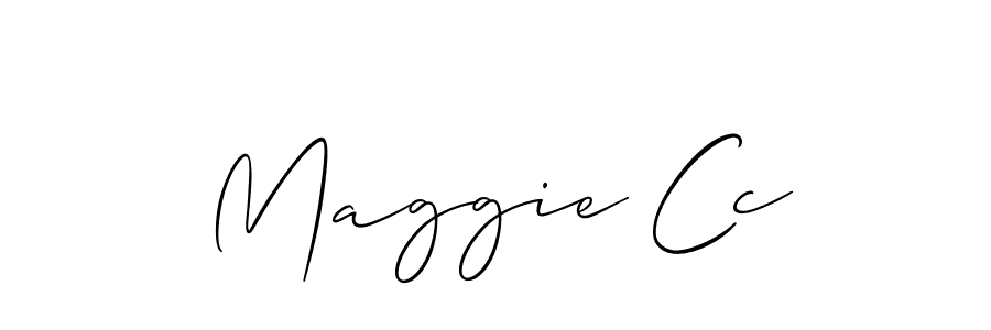 Also we have Maggie Cc name is the best signature style. Create professional handwritten signature collection using Allison_Script autograph style. Maggie Cc signature style 2 images and pictures png