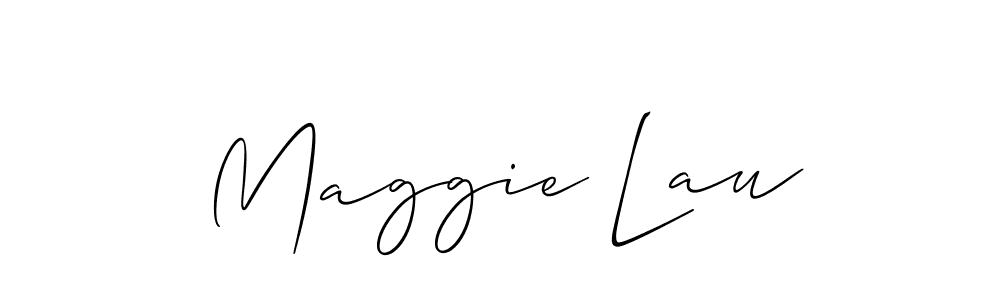 This is the best signature style for the Maggie Lau name. Also you like these signature font (Allison_Script). Mix name signature. Maggie Lau signature style 2 images and pictures png