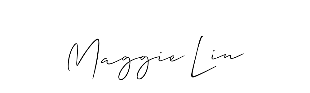 if you are searching for the best signature style for your name Maggie Lin. so please give up your signature search. here we have designed multiple signature styles  using Allison_Script. Maggie Lin signature style 2 images and pictures png