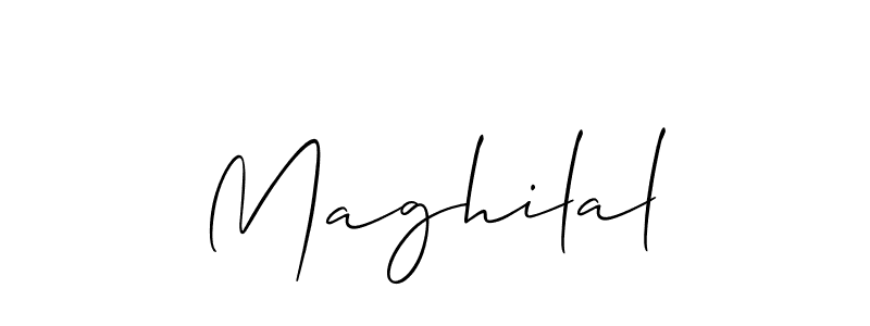 Make a beautiful signature design for name Maghilal. Use this online signature maker to create a handwritten signature for free. Maghilal signature style 2 images and pictures png