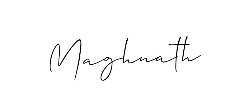 Allison_Script is a professional signature style that is perfect for those who want to add a touch of class to their signature. It is also a great choice for those who want to make their signature more unique. Get Maghnath name to fancy signature for free. Maghnath signature style 2 images and pictures png