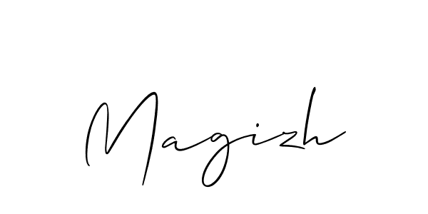 Once you've used our free online signature maker to create your best signature Allison_Script style, it's time to enjoy all of the benefits that Magizh name signing documents. Magizh signature style 2 images and pictures png