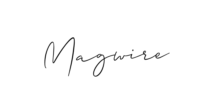 Make a short Magwire signature style. Manage your documents anywhere anytime using Allison_Script. Create and add eSignatures, submit forms, share and send files easily. Magwire signature style 2 images and pictures png