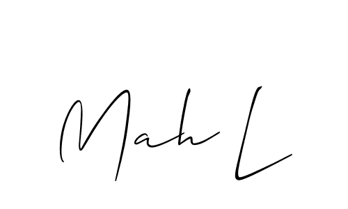 Similarly Allison_Script is the best handwritten signature design. Signature creator online .You can use it as an online autograph creator for name Mah L. Mah L signature style 2 images and pictures png