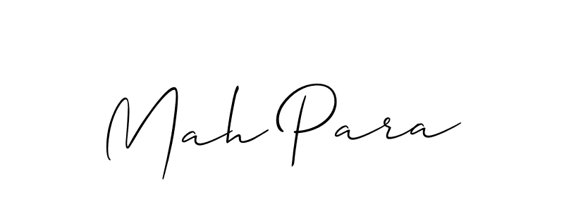 Best and Professional Signature Style for Mah Para. Allison_Script Best Signature Style Collection. Mah Para signature style 2 images and pictures png