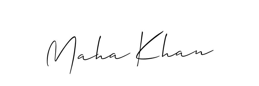 Once you've used our free online signature maker to create your best signature Allison_Script style, it's time to enjoy all of the benefits that Maha Khan name signing documents. Maha Khan signature style 2 images and pictures png