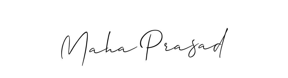 How to make Maha Prasad signature? Allison_Script is a professional autograph style. Create handwritten signature for Maha Prasad name. Maha Prasad signature style 2 images and pictures png