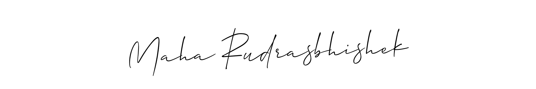 You can use this online signature creator to create a handwritten signature for the name Maha Rudrasbhishek. This is the best online autograph maker. Maha Rudrasbhishek signature style 2 images and pictures png