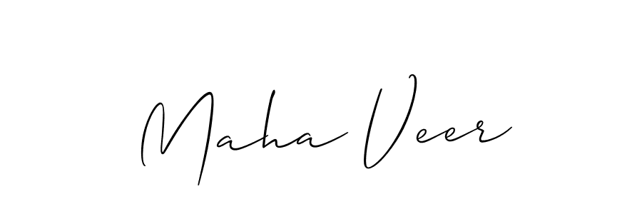 Design your own signature with our free online signature maker. With this signature software, you can create a handwritten (Allison_Script) signature for name Maha Veer. Maha Veer signature style 2 images and pictures png