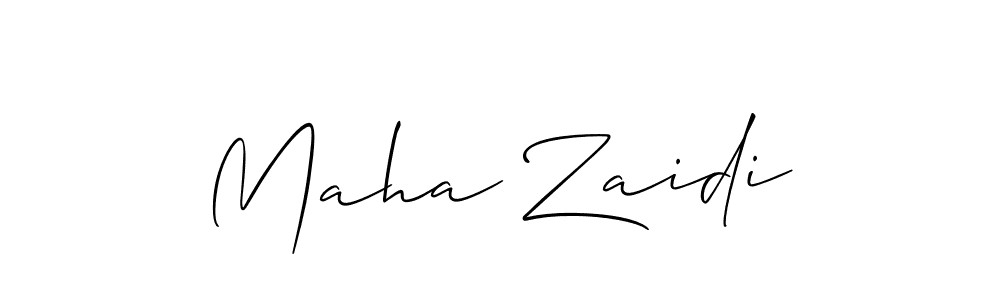 Here are the top 10 professional signature styles for the name Maha Zaidi. These are the best autograph styles you can use for your name. Maha Zaidi signature style 2 images and pictures png