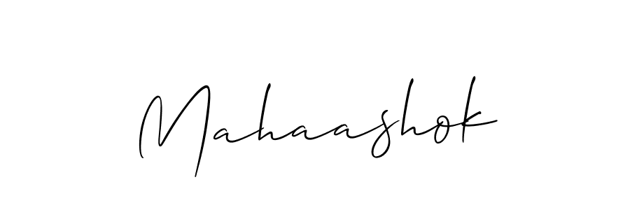 Create a beautiful signature design for name Mahaashok. With this signature (Allison_Script) fonts, you can make a handwritten signature for free. Mahaashok signature style 2 images and pictures png