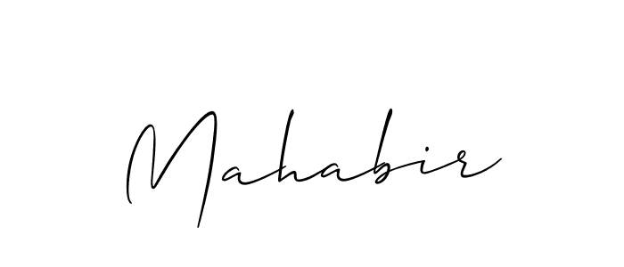 Design your own signature with our free online signature maker. With this signature software, you can create a handwritten (Allison_Script) signature for name Mahabir. Mahabir signature style 2 images and pictures png