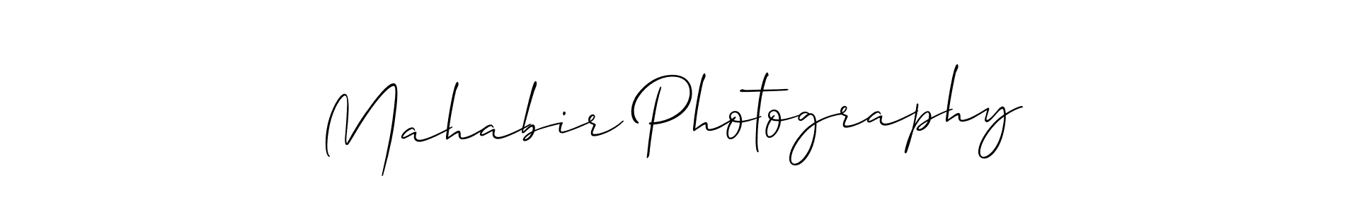 Make a beautiful signature design for name Mahabir Photography. With this signature (Allison_Script) style, you can create a handwritten signature for free. Mahabir Photography signature style 2 images and pictures png