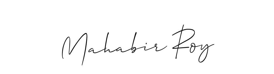 You should practise on your own different ways (Allison_Script) to write your name (Mahabir Roy) in signature. don't let someone else do it for you. Mahabir Roy signature style 2 images and pictures png