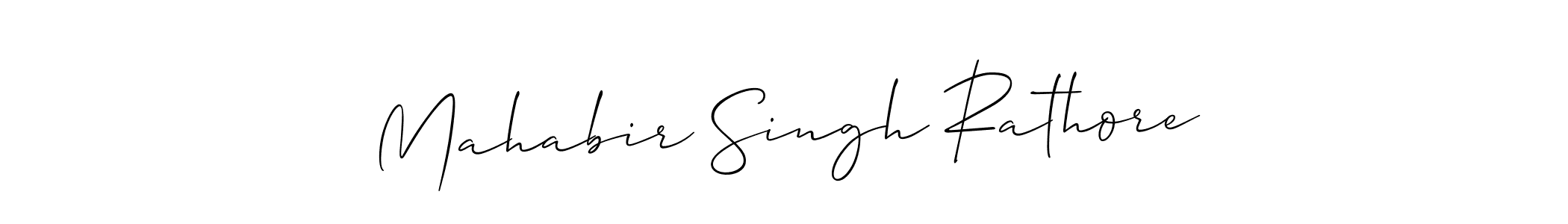 Make a beautiful signature design for name Mahabir Singh Rathore. With this signature (Allison_Script) style, you can create a handwritten signature for free. Mahabir Singh Rathore signature style 2 images and pictures png