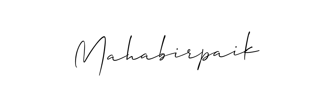 How to make Mahabirpaik name signature. Use Allison_Script style for creating short signs online. This is the latest handwritten sign. Mahabirpaik signature style 2 images and pictures png