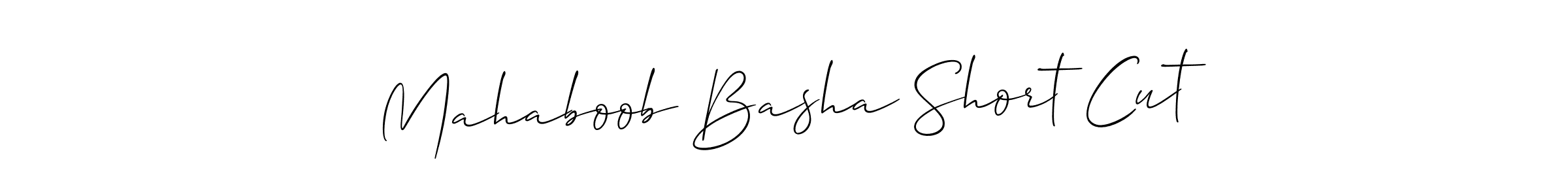 Also You can easily find your signature by using the search form. We will create Mahaboob Basha Short Cut name handwritten signature images for you free of cost using Allison_Script sign style. Mahaboob Basha Short Cut signature style 2 images and pictures png