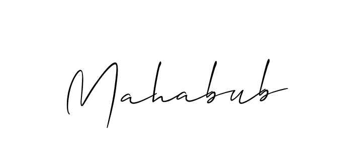 Once you've used our free online signature maker to create your best signature Allison_Script style, it's time to enjoy all of the benefits that Mahabub name signing documents. Mahabub signature style 2 images and pictures png