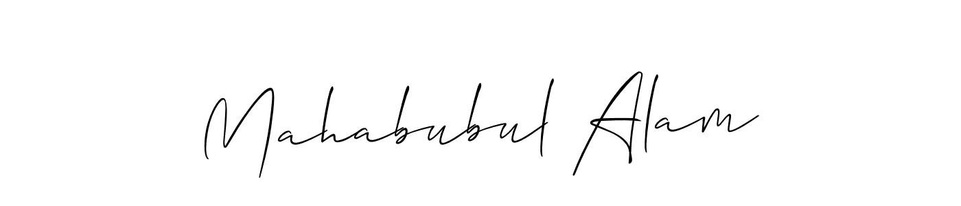 Once you've used our free online signature maker to create your best signature Allison_Script style, it's time to enjoy all of the benefits that Mahabubul Alam name signing documents. Mahabubul Alam signature style 2 images and pictures png