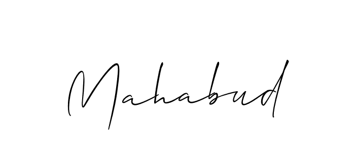 Also we have Mahabud name is the best signature style. Create professional handwritten signature collection using Allison_Script autograph style. Mahabud signature style 2 images and pictures png