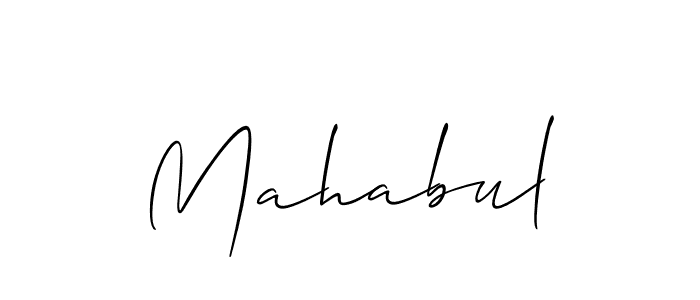 Make a beautiful signature design for name Mahabul. Use this online signature maker to create a handwritten signature for free. Mahabul signature style 2 images and pictures png