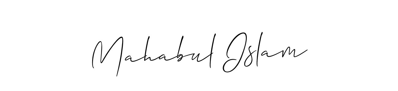 Mahabul Islam stylish signature style. Best Handwritten Sign (Allison_Script) for my name. Handwritten Signature Collection Ideas for my name Mahabul Islam. Mahabul Islam signature style 2 images and pictures png