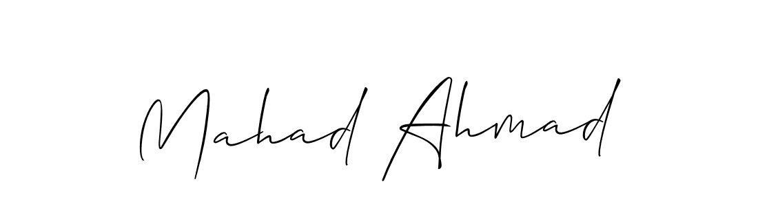 Best and Professional Signature Style for Mahad Ahmad. Allison_Script Best Signature Style Collection. Mahad Ahmad signature style 2 images and pictures png
