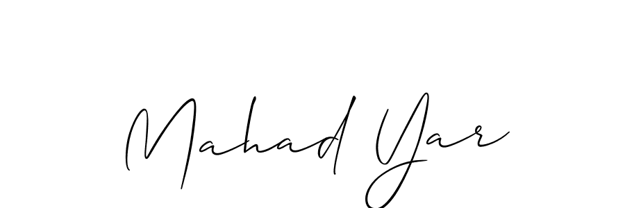 Similarly Allison_Script is the best handwritten signature design. Signature creator online .You can use it as an online autograph creator for name Mahad Yar. Mahad Yar signature style 2 images and pictures png