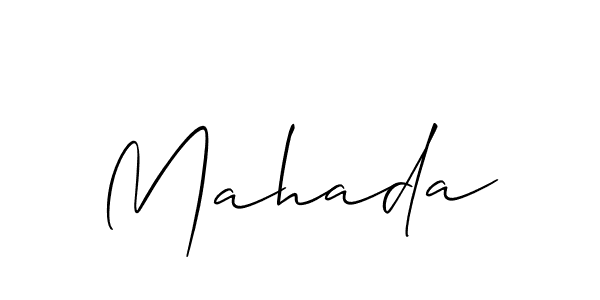 Best and Professional Signature Style for Mahada. Allison_Script Best Signature Style Collection. Mahada signature style 2 images and pictures png