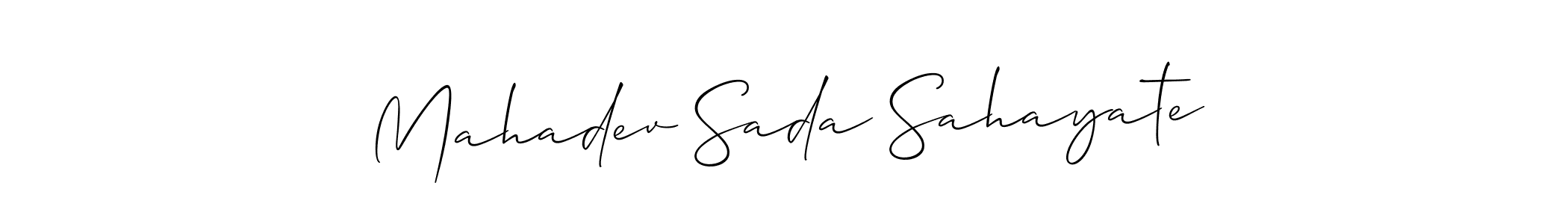 Best and Professional Signature Style for Mahadev Sada Sahayate. Allison_Script Best Signature Style Collection. Mahadev Sada Sahayate signature style 2 images and pictures png