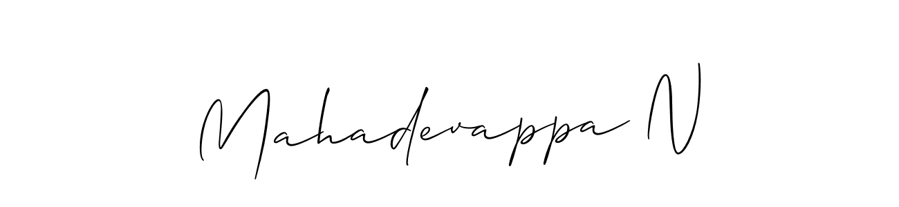 Mahadevappa N stylish signature style. Best Handwritten Sign (Allison_Script) for my name. Handwritten Signature Collection Ideas for my name Mahadevappa N. Mahadevappa N signature style 2 images and pictures png