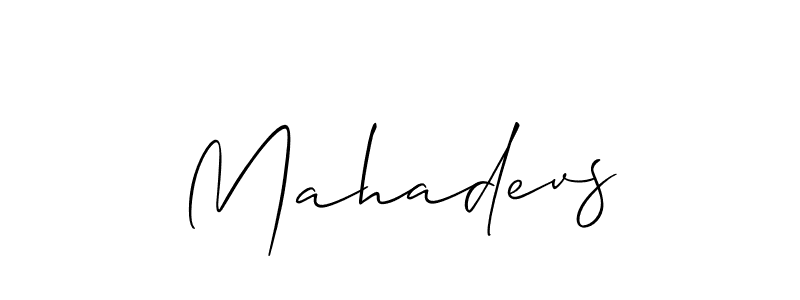 Best and Professional Signature Style for Mahadevs. Allison_Script Best Signature Style Collection. Mahadevs signature style 2 images and pictures png