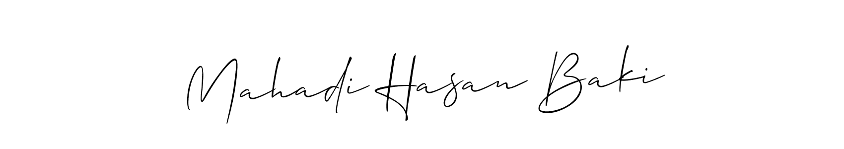 How to Draw Mahadi Hasan Baki signature style? Allison_Script is a latest design signature styles for name Mahadi Hasan Baki. Mahadi Hasan Baki signature style 2 images and pictures png