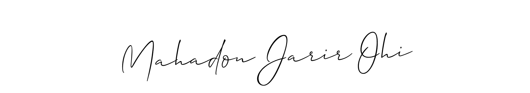 Make a beautiful signature design for name Mahadon Jarir Ohi. Use this online signature maker to create a handwritten signature for free. Mahadon Jarir Ohi signature style 2 images and pictures png