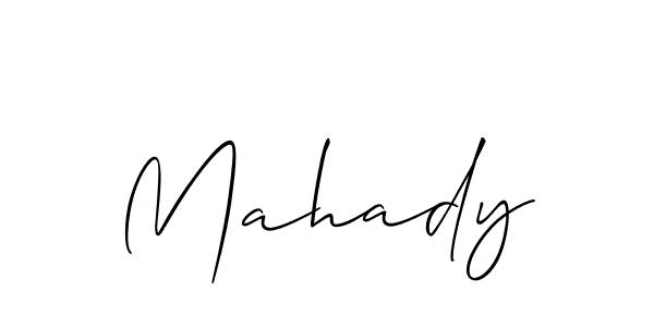 Similarly Allison_Script is the best handwritten signature design. Signature creator online .You can use it as an online autograph creator for name Mahady. Mahady signature style 2 images and pictures png