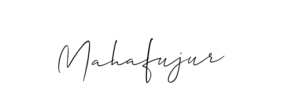 How to make Mahafujur name signature. Use Allison_Script style for creating short signs online. This is the latest handwritten sign. Mahafujur signature style 2 images and pictures png