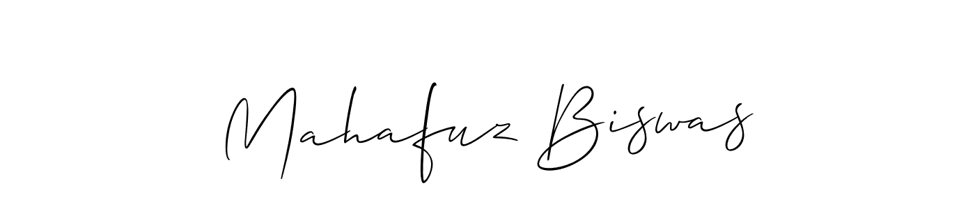 Make a short Mahafuz Biswas signature style. Manage your documents anywhere anytime using Allison_Script. Create and add eSignatures, submit forms, share and send files easily. Mahafuz Biswas signature style 2 images and pictures png