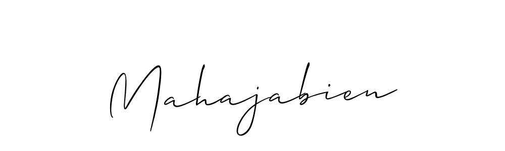 You can use this online signature creator to create a handwritten signature for the name Mahajabien. This is the best online autograph maker. Mahajabien signature style 2 images and pictures png