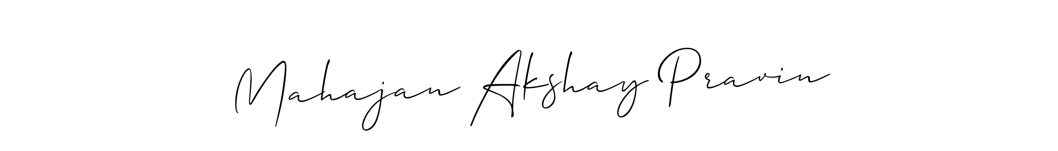 Make a beautiful signature design for name Mahajan Akshay Pravin. Use this online signature maker to create a handwritten signature for free. Mahajan Akshay Pravin signature style 2 images and pictures png